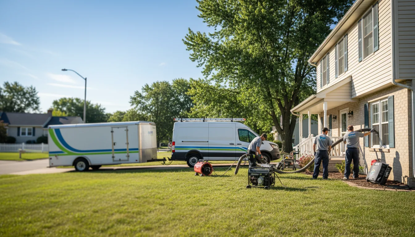 Flooded Basement Restoration And Cleanup With Repair in Rosalia, KS near me